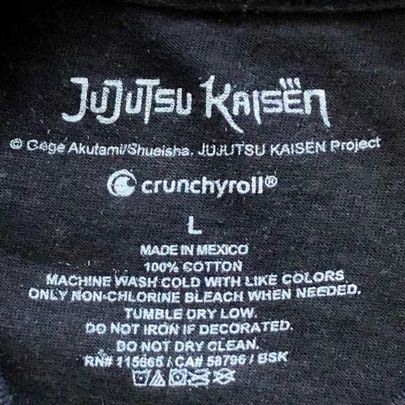 Jujutsu Kaisen Gojo & Geto Betta Fish, Crunchyroll, Anime, T-Shirt, Size L - Picture 7 of 7